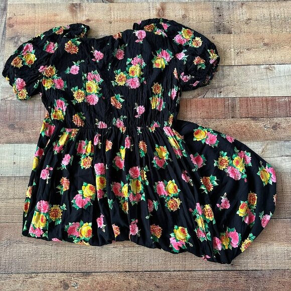 Jeffrey & Dara Linda Hutley Evelyn Socias Vintage Pucker Top Shirred Maxi Dress - Picture 6 of 6